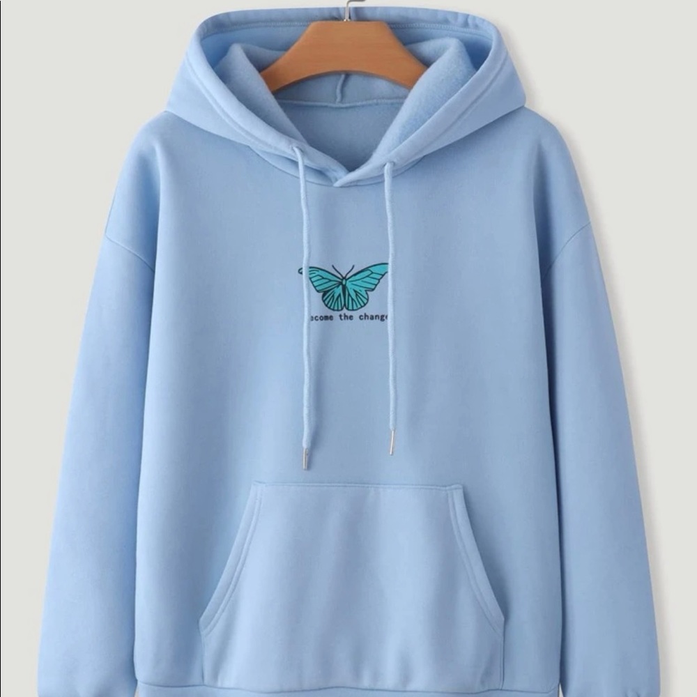 Shein butterfly hoodie